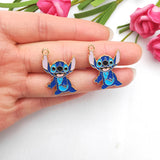 10pcs Anime Charms Earring Pendant for DIY Keychain Bracelet Necklace