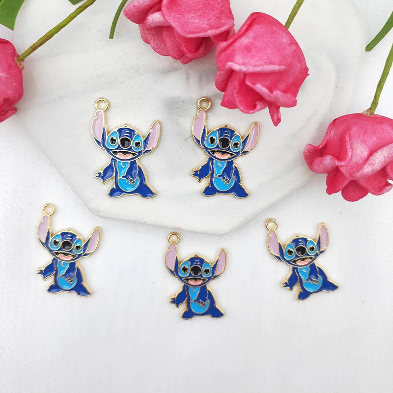 10pcs Anime Charms Earring Pendant for DIY Keychain Bracelet Necklace