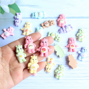 10pcs Cartoon Bear Charms 3D Bear Animal Pendant DIY Jewelry Making