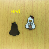 10pcs Duck Enamel Charms for Jewelry Making