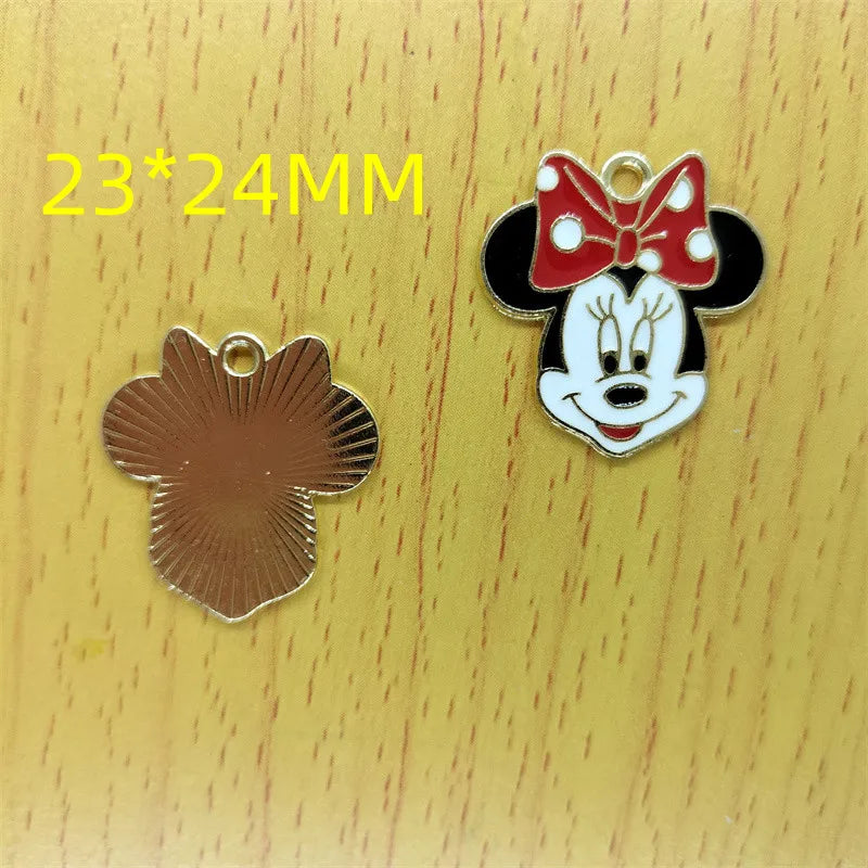 10pcs Cartoon Animal Charms for DIY Jewelry