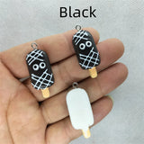 10pcs Halloween Resin Ghost Charm Pendants DIY Jewelry Making