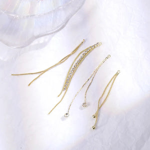 10pcs Crystal Chain Pendants for DIY Earrings Base Connectors Jewelry Findings