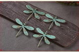 10pcs Vintage Big Dragonfly Pendant DIY Jewelry Charms