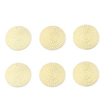 10pcs Bohemia Round Pendant Brass Earring Women Jewelry Making Parts