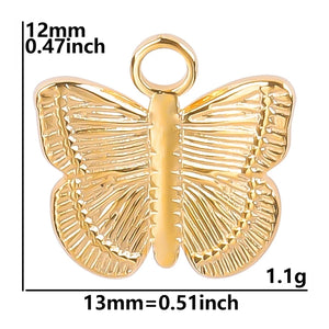 10pcs Charms Butterfly Pendants Jewelry Making DIY Earrings Bracelet