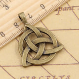 10pcs Celtic Knot Amulet Tibetan Pendants Antique Jewelry Making D
