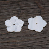 10pcs Natural Shell Flower Beads Mother Shell Loose Beads