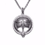 Dragonfly Perfume Aroma Magnet Pendant Necklace with Foam Pad
