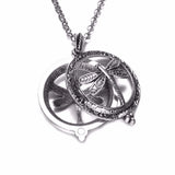 Dragonfly Perfume Aroma Magnet Pendant Necklace with Foam Pad
