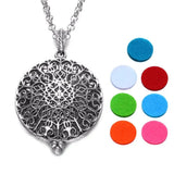 10pcs Owl Pattern Perfume Aroma Magnet Pendant Necklace DZ1818