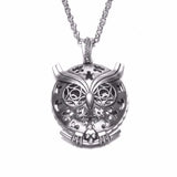 10pcs Owl Pattern Perfume Aroma Magnet Pendant Necklace DZ1818