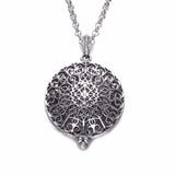 10pcs Time Of The Wheel Perfume Aroma Pendant Necklace DZ1813