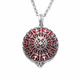 10pcs Time Of The Wheel Perfume Aroma Pendant Necklace DZ1813