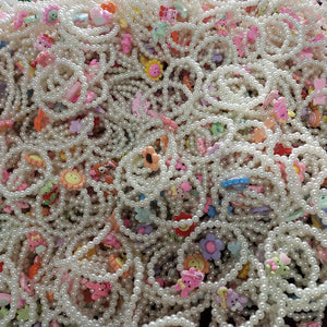 10pcs Kids Soft Clay Beaded Pendant Bracelets For Girls