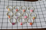 10pcs Kids Soft Clay Beaded Pendant Bracelets For Girls