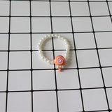 10pcs Kids Soft Clay Beaded Pendant Bracelets For Girls