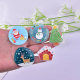 10pcs Christmas Pendant Santa Claus Snowman Deer Charms DIY Jewelry Accessories