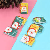 10pcs Christmas Santa Socks Notebook Resin Charms Pendant DIY Jewelry Making