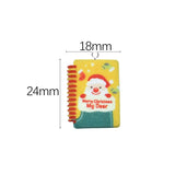 10pcs Christmas Santa Socks Notebook Resin Charms Pendant DIY Jewelry Making