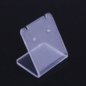 Clear Acrylic Earring Jewelry Display Rack Stand Holder with Protect Flim