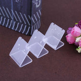 Clear Acrylic Earring Jewelry Display Rack Stand Holder with Protect Flim