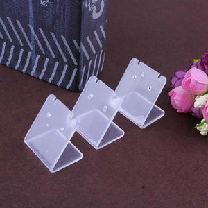 10pcs Acrylic Earrings Storage Box Jewelry Organizer Display Stand