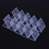 10pcs Acrylic Earrings Storage Box Jewelry Organizer Display Stand