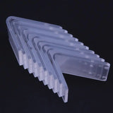 10pcs Acrylic Earrings Storage Box Jewelry Organizer Display Stand
