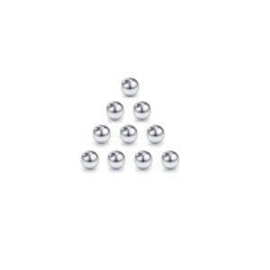 10pcs Clear Crystal Replacement Body Piercing Beads 3/4/5mm