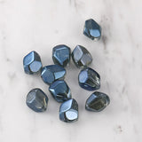 10pcs Clear Irregular Crystal Stone Loose Beads for Jewelry Making
