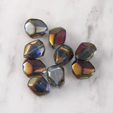 10pcs Clear Irregular Crystal Stone Loose Beads for Jewelry Making
