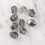 10pcs Clear Irregular Crystal Stone Loose Beads for Jewelry Making