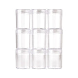 10pcs Clear Plastic Bead Containers Cosmetic Samples Container Pot Jars
