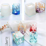 10pcs Coaster Silicone Mold Resin Craft Mould Kit Jewelry Box Bowl Mat DIY