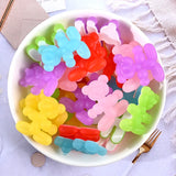 10pcs Colorful Animal Balloon Bear Resin Charms DIY Jewelry Making