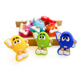 10pcs Chocolate Silicone Beads for DIY Bracelets, Pacifier Chain, Jewelry Making
