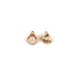 Colorful Shell Pearl Pendant Alloy Charm Necklace Pendants