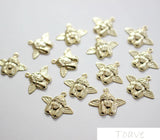 10pcs Copper Plated 18K Angel Cupid Pendant