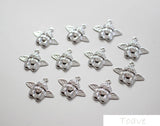 10pcs Copper Plated 18K Angel Cupid Pendant