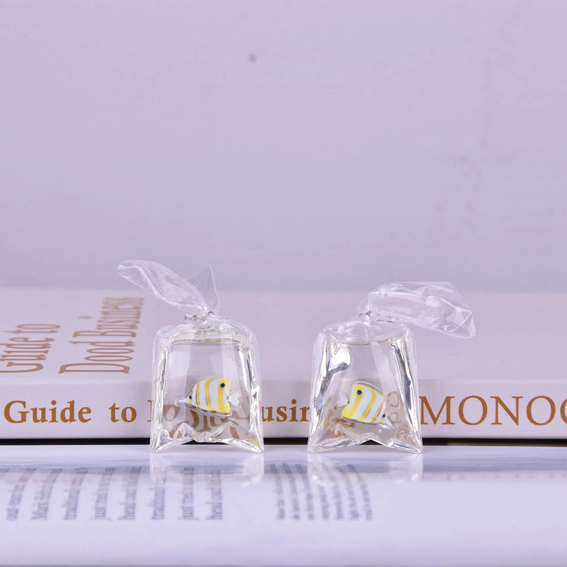 10pcs Coral Fish Resin Charms for DIY Jewelry Making