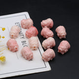 10pcs Coral Pixiu Loose Bead Bracelet Men's Women's Elastic Rope Reiki DIY