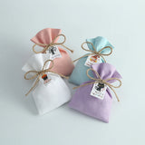 10pcs Halloween Cotton Bag for Candy Chocolate Gift Small Pouches