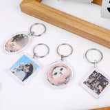 10pcs Transparent Photo Keychain DIY Personalized Acrylic Picture