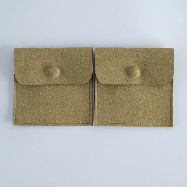 10pcs Microfiber Jewelry Gift Bags for Earings Necklace Wedding Favors