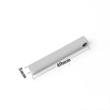 10pcs Stainless Steel Engravable Bar Pendant for Necklace Keychains