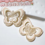 10pcs Acrylic Butterfly Charms for Jewelry Making Colorful Insect Pendant C1298