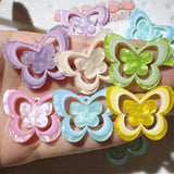 10pcs Acrylic Butterfly Charms for Jewelry Making Colorful Insect Pendant C1298