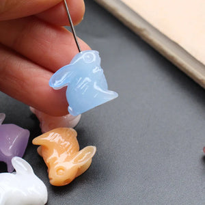 10pcs Little Rabbit Beads for Jewelry Making DIY Bracelet Necklace Earring