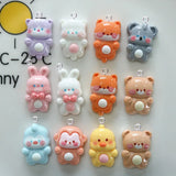 10pcs Animal Charms for Jewelry Making Resin Pendant DIY Earrings Necklace C1295